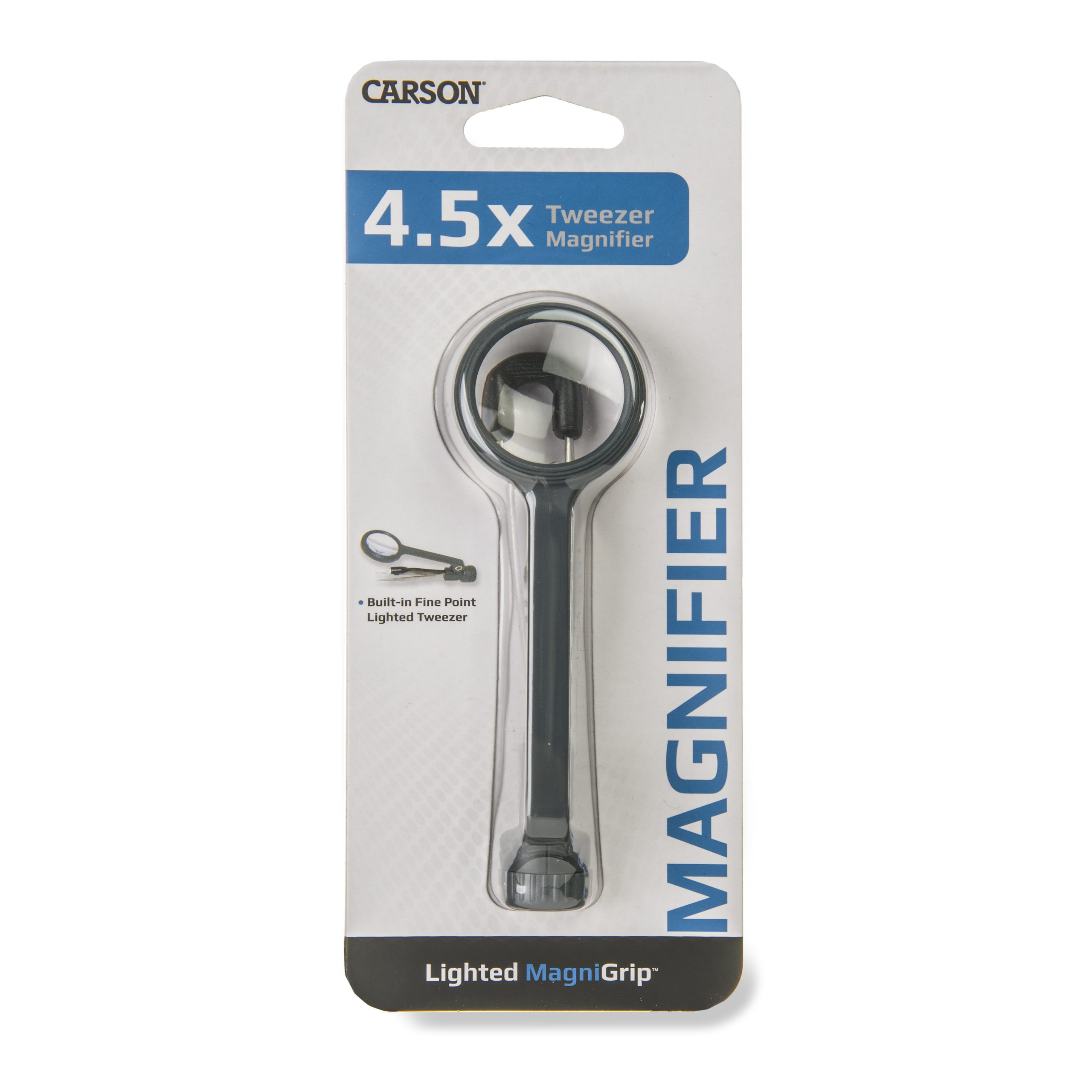 Carson MagniGrip MG-88 Lupe mit Pinzette