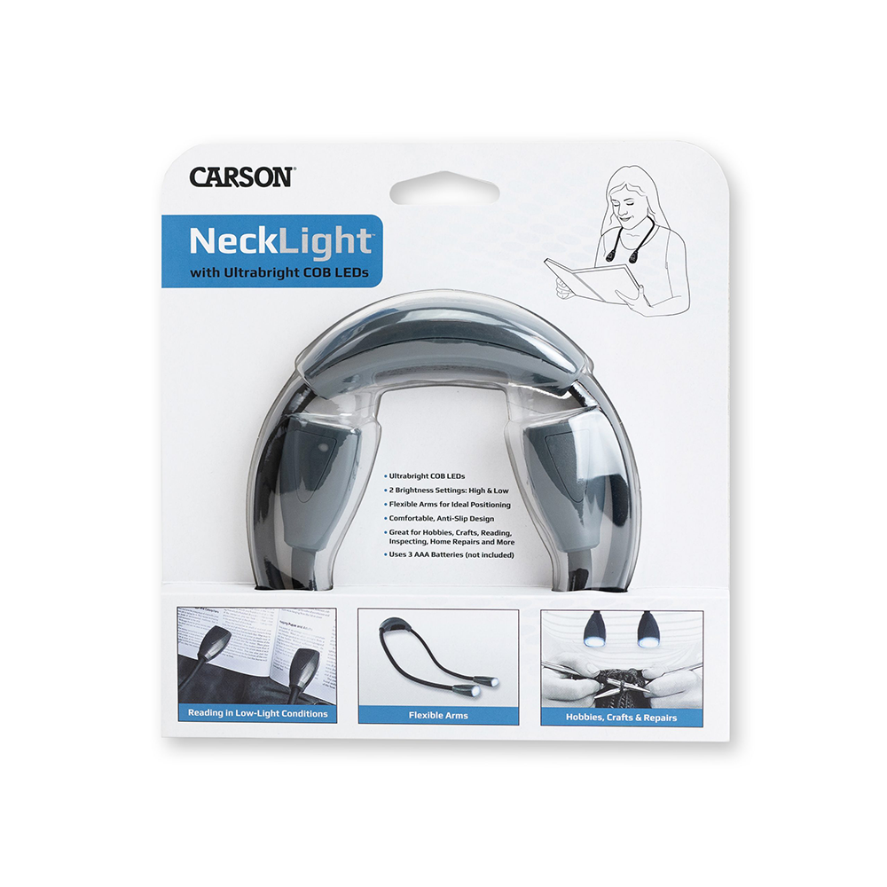 Carson Halsleuchte NL-10 mit DUAL LED, freihändig und verstellbar