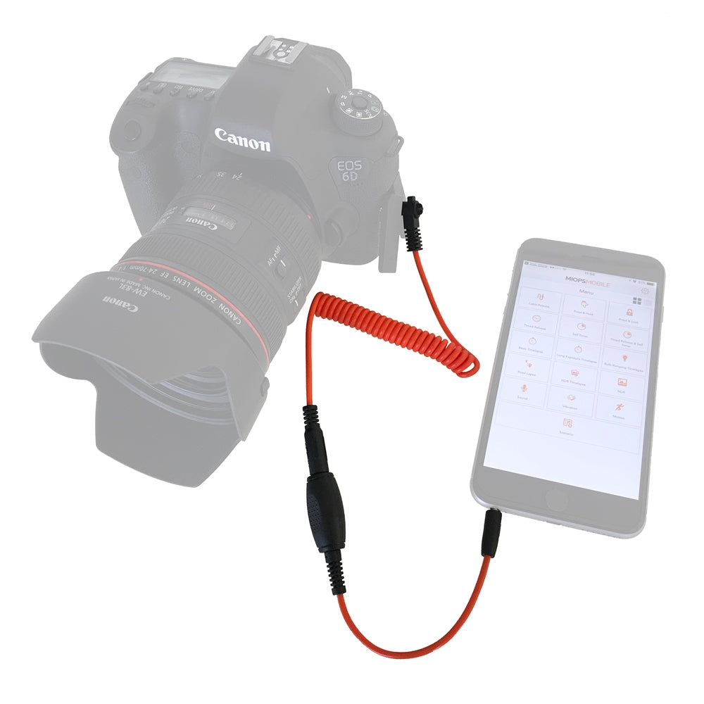 Miops Smartphone Fernauslöser MD-S2 mit S2 Kabel für Sony