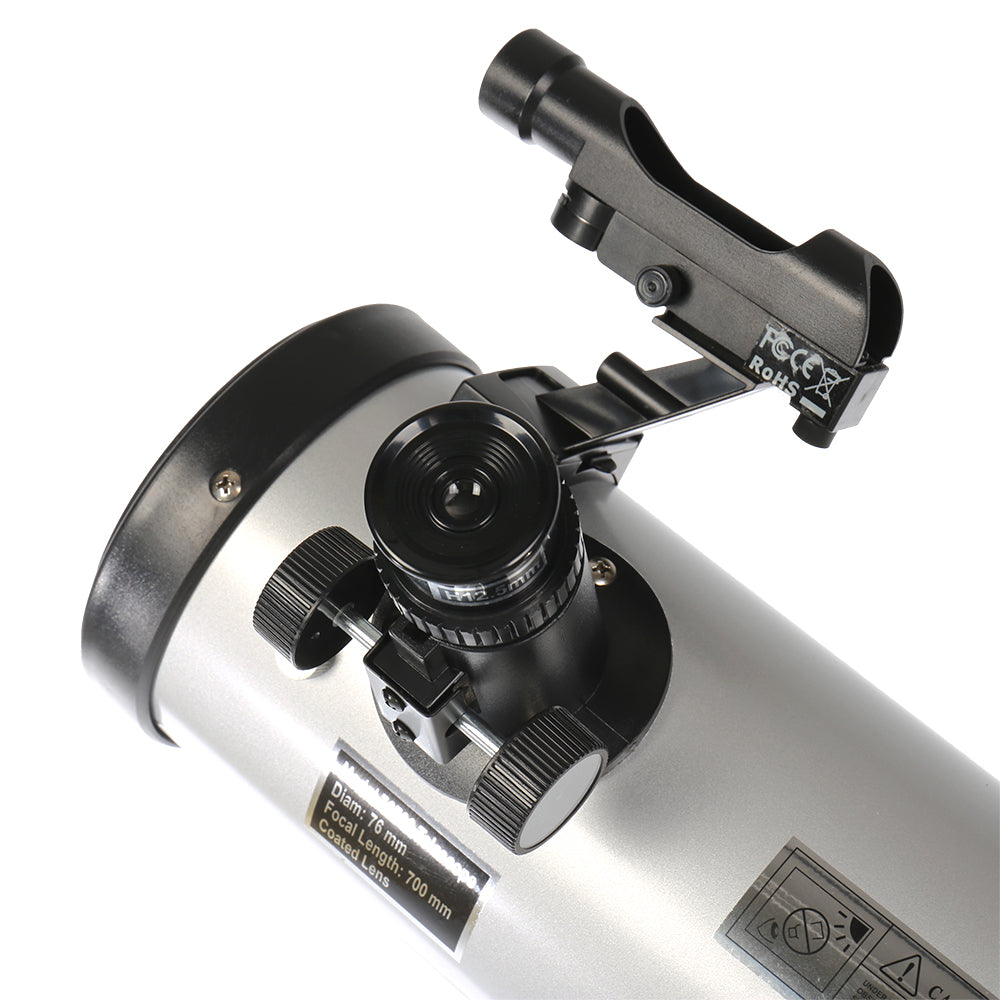 Byomic Einsteiger Spiegelteleskop 76/700 mit Koffer