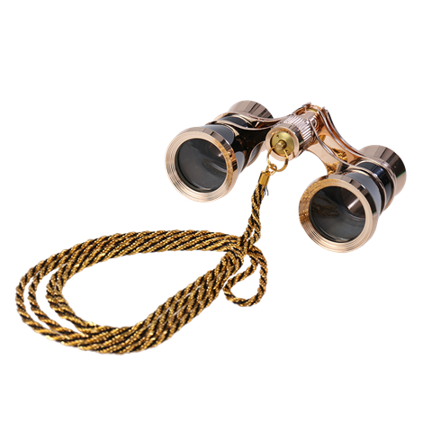 Byomic Theater-Fernglas 3x25 Gold/Schwarz