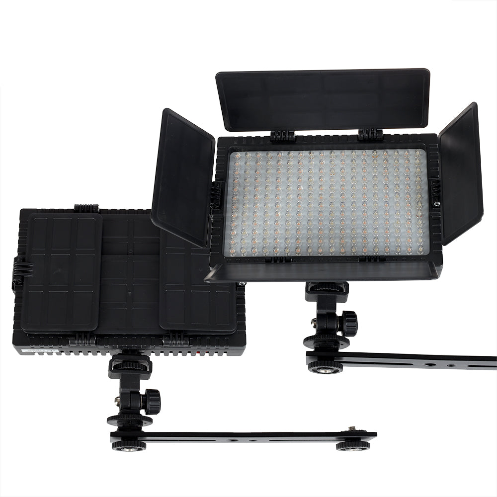 Falcon Eyes Bi-Color LED Lampe Set Dimmbar DV-216VC-K2 inkl. Akku