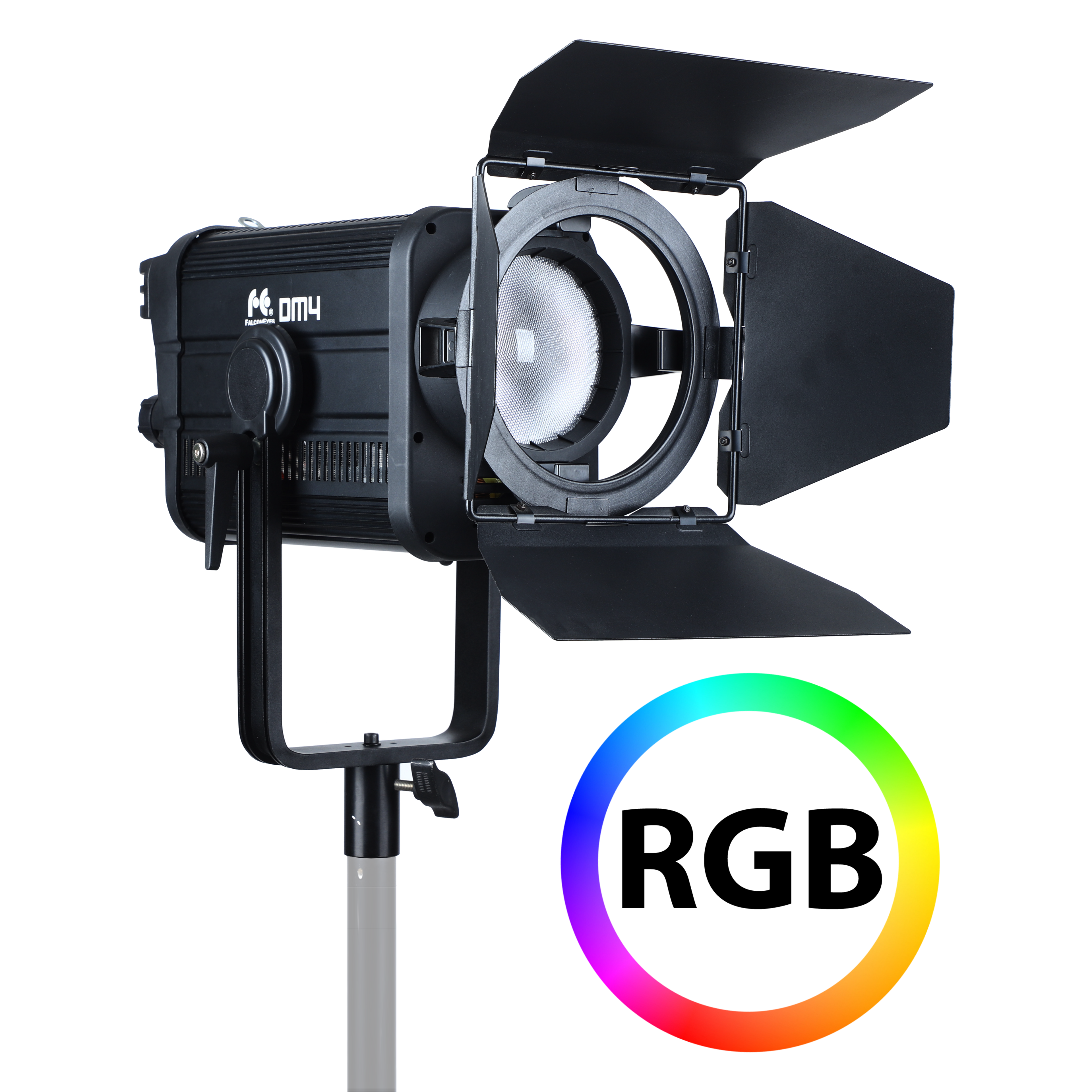 Falcon Eyes RGB LED Fresnel Spot Dimmbar DM4 400W