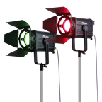 Falcon Eyes RGB LED Fresnel Spot Dimmbar DM4 400W
