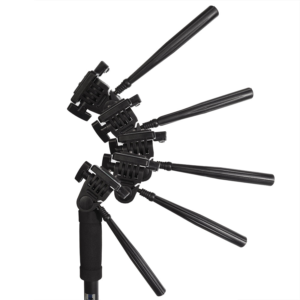 Falcon Eyes Einbeinstativ + Kopf MP-3  4 Sektionen 178 cm