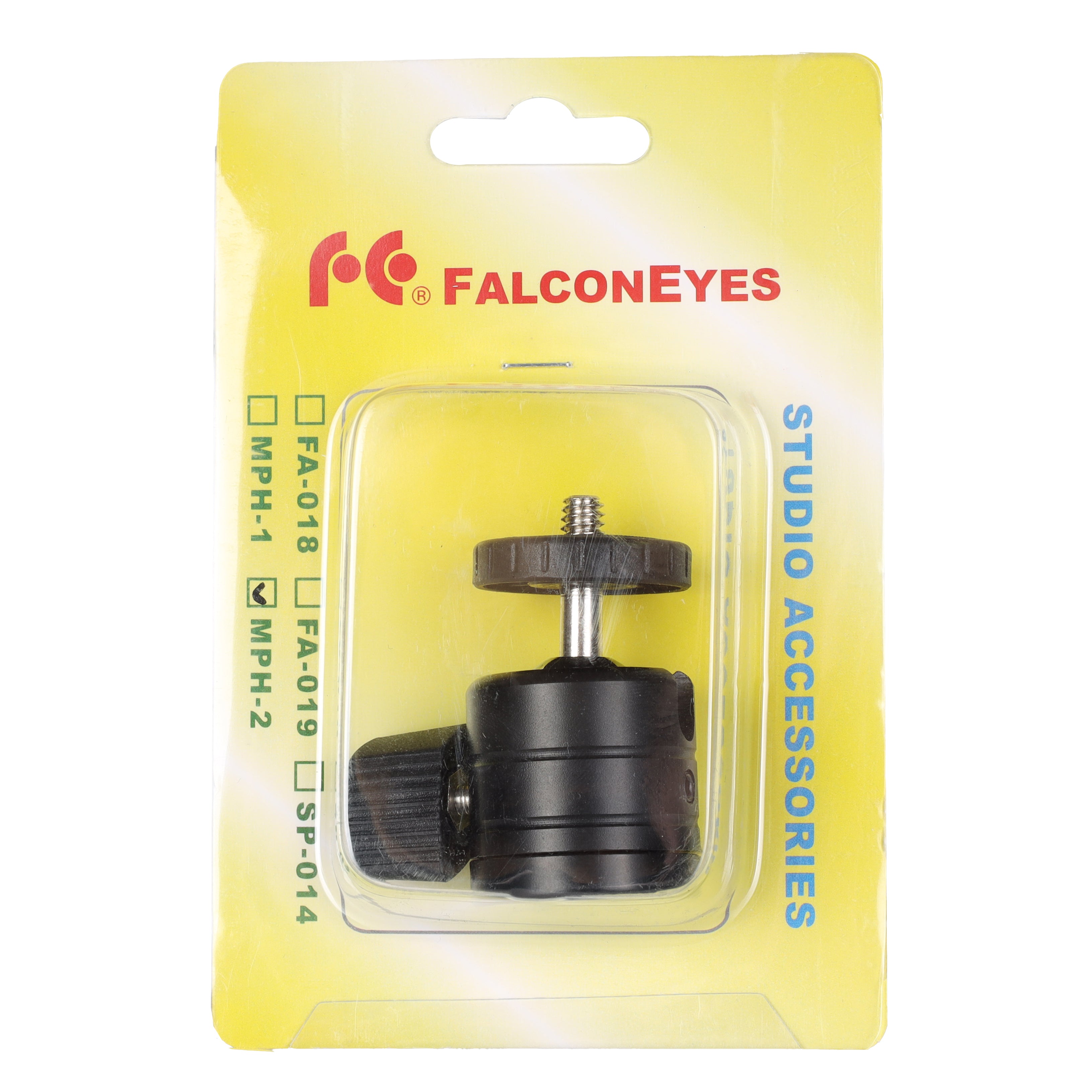Falcon Eyes Mini Kugelkopf Schwarz MPH-2