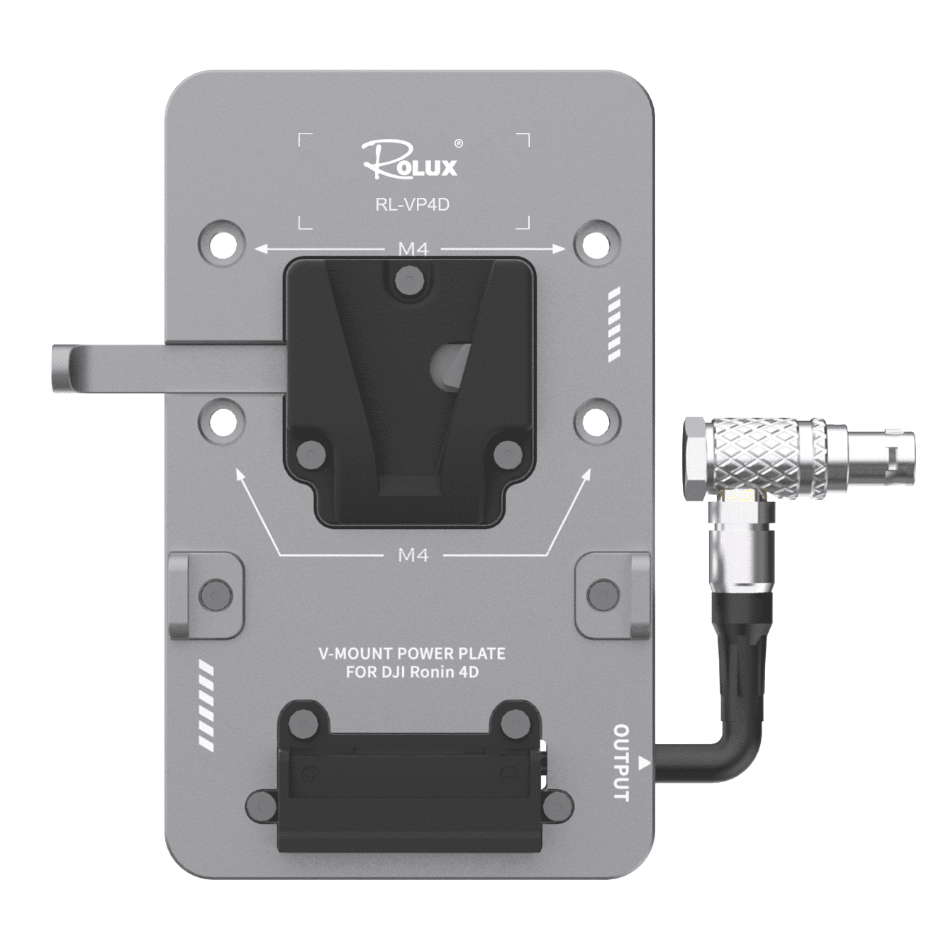 Rolux V-Mount Akkuhalter RL-VP4D für DJI Ronin 4D