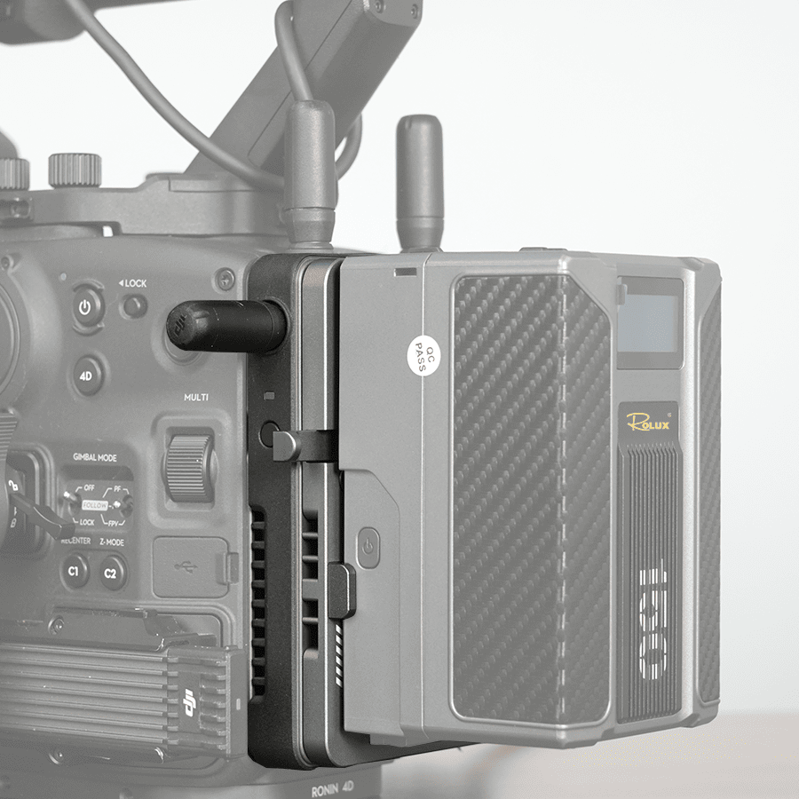 Rolux V-Mount Akkuhalter RL-VP4D für DJI Ronin 4D