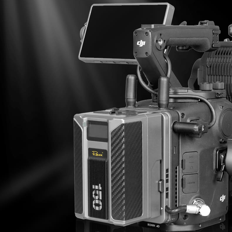 Rolux V-Mount Akkuhalter RL-VP4D für DJI Ronin 4D