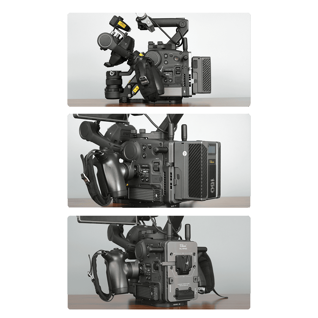 Rolux V-Mount Akkuhalter RL-VP4D für DJI Ronin 4D
