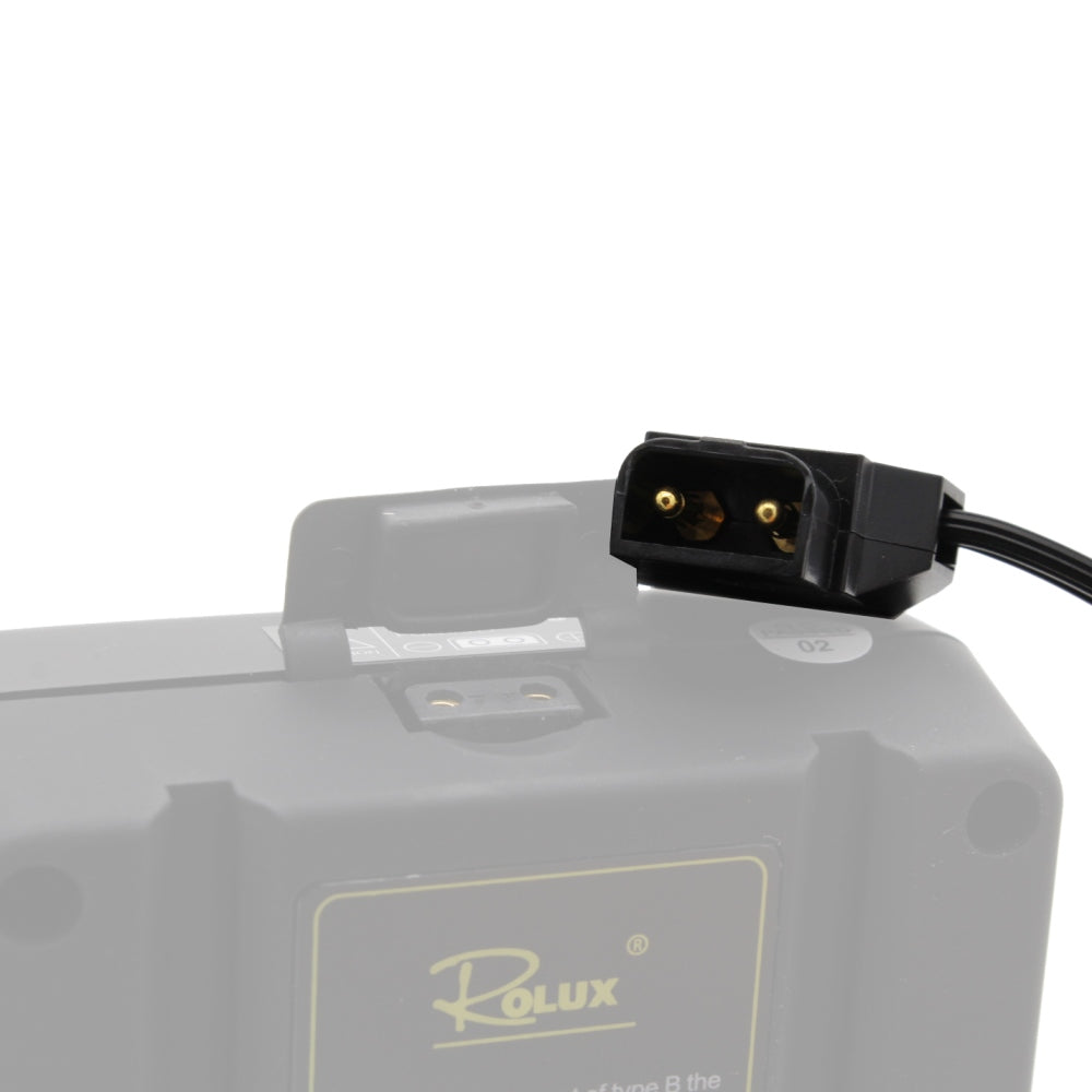 Rolux 4-Pins XLR Female Plug mit Male D-Tap RL-C5