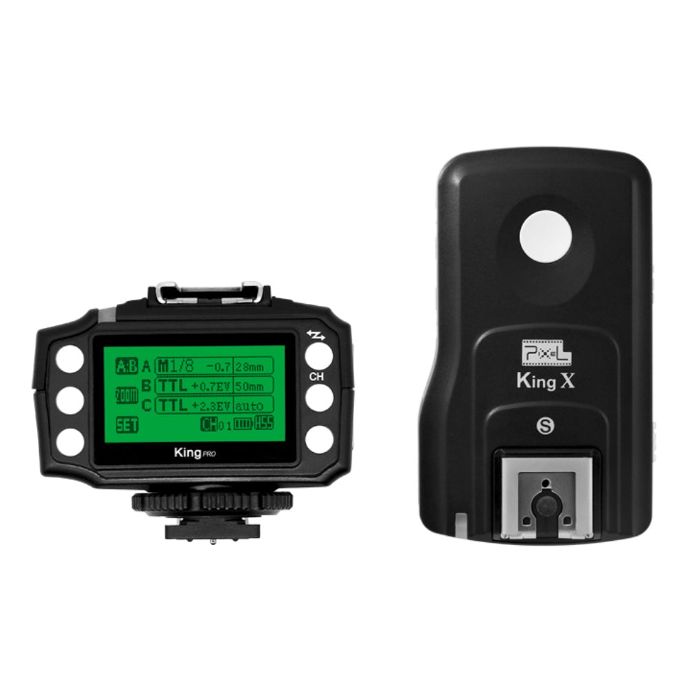 Pixel i-TTL Radio Blitzauslöse Set King Pro für Sony Mi