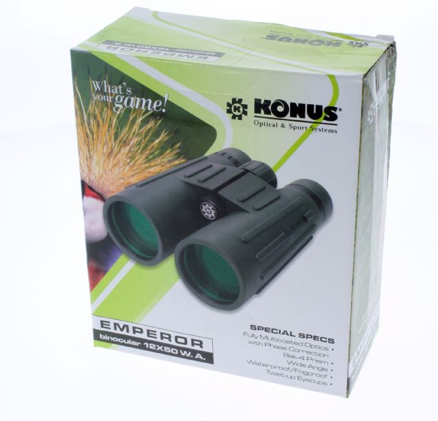 Konus Fernglas Emperor 12x50 WP/WA met Phasecoating