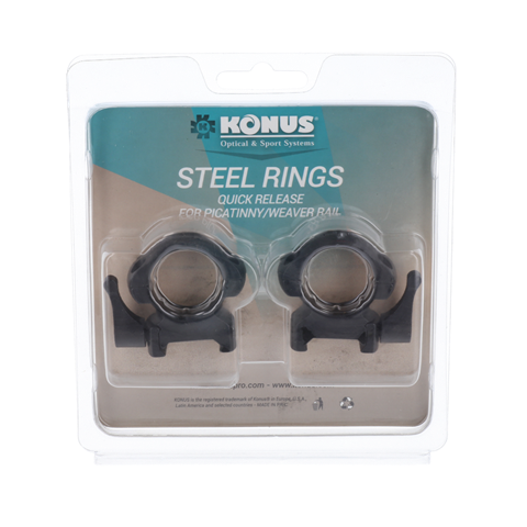 Konus Schnellverschluss Montage Ringe 25,4 mm Med