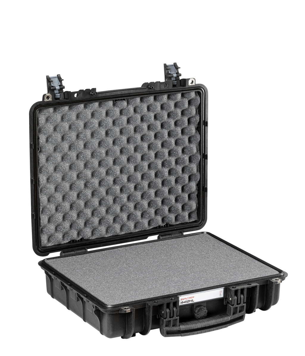 Explorer Cases 4412HL Koffer Schwarz mit Schaumstoff