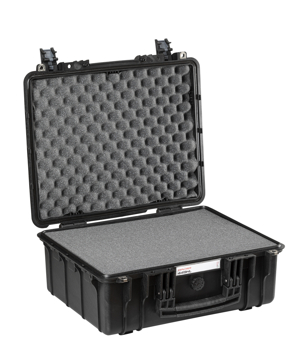 Explorer Cases 4419HL Koffer Schwarz mit Schaumstoff