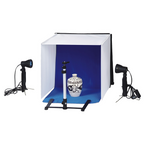 Linkstar Aufnahmebox Set PBK-50 50x50 Faltbar + 2x50W Lampen