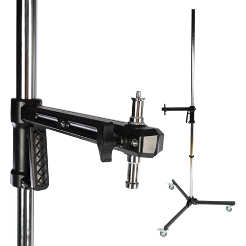 StudioKing Heavy Duty Lampenstativ auf Räder FPT-3604 220 cm