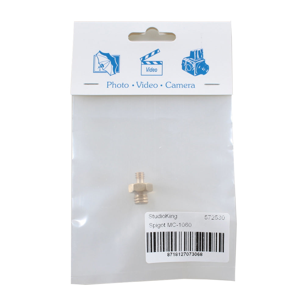 StudioKing Spigot Verlaufadapter MC-1060 1/4" Male 3/8" Male