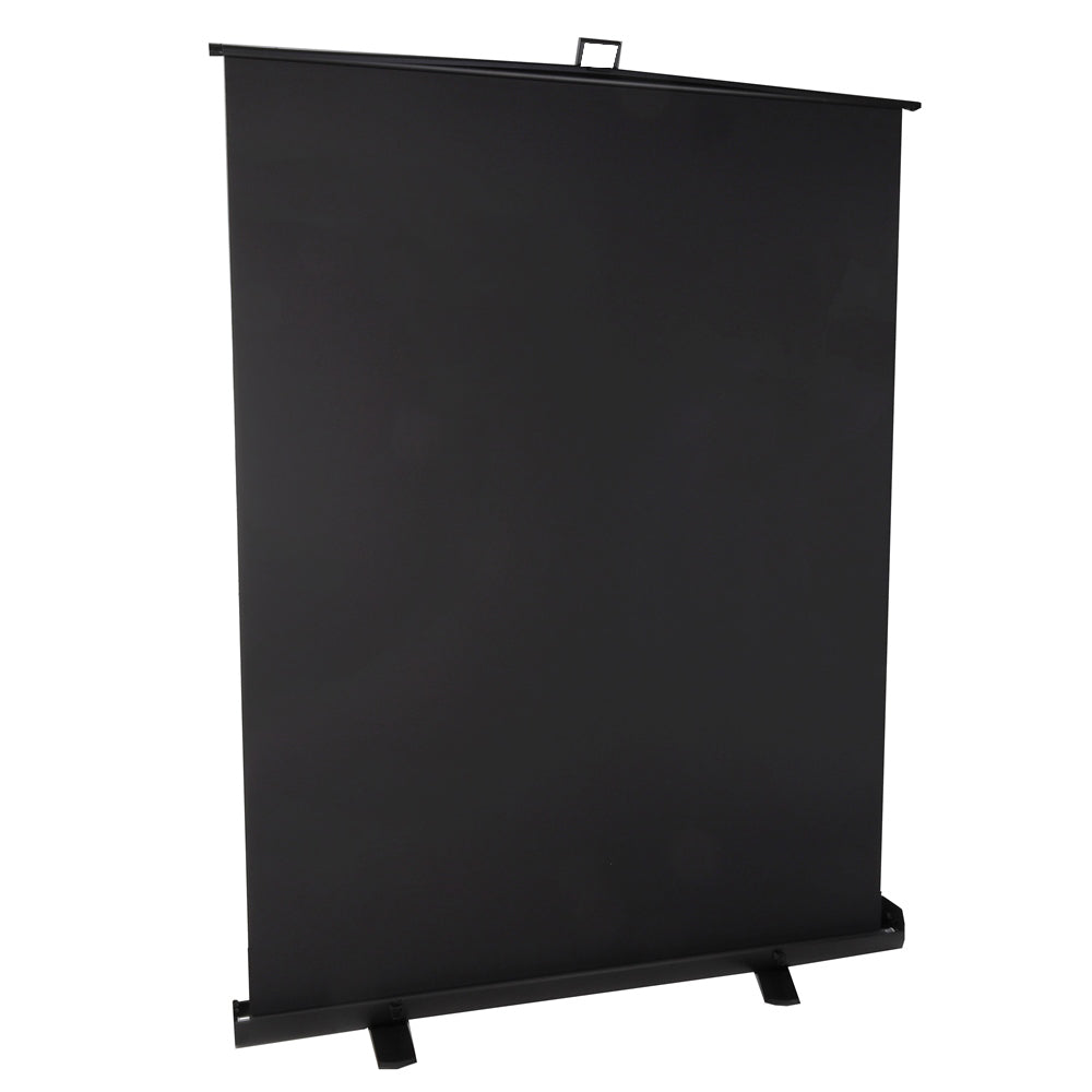 StudioKing Roll-Up Hintergrundschirm FB-150200FB 150x200 cm Schwarz