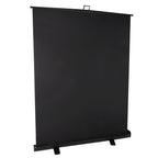 StudioKing Roll-Up Hintergrundschirm FB-150200FB 150x200 cm Schwarz
