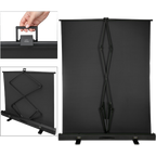 StudioKing Roll-Up Hintergrundschirm FB-150200FB 150x200 cm Schwarz
