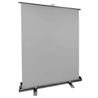 StudioKing Roll-Up Hintergrundschirm FB-150200FGR 150x200 cm Grau
