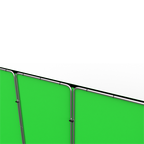 StudioKing FSF-240900PT Greenscreen Hintergrundsystem 9m x 2,4 m | Panorama Chromakey Studio mit Bodenfläche