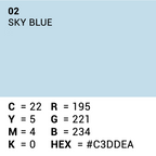Superior Hintergrund Papier 02 Sky Blue
