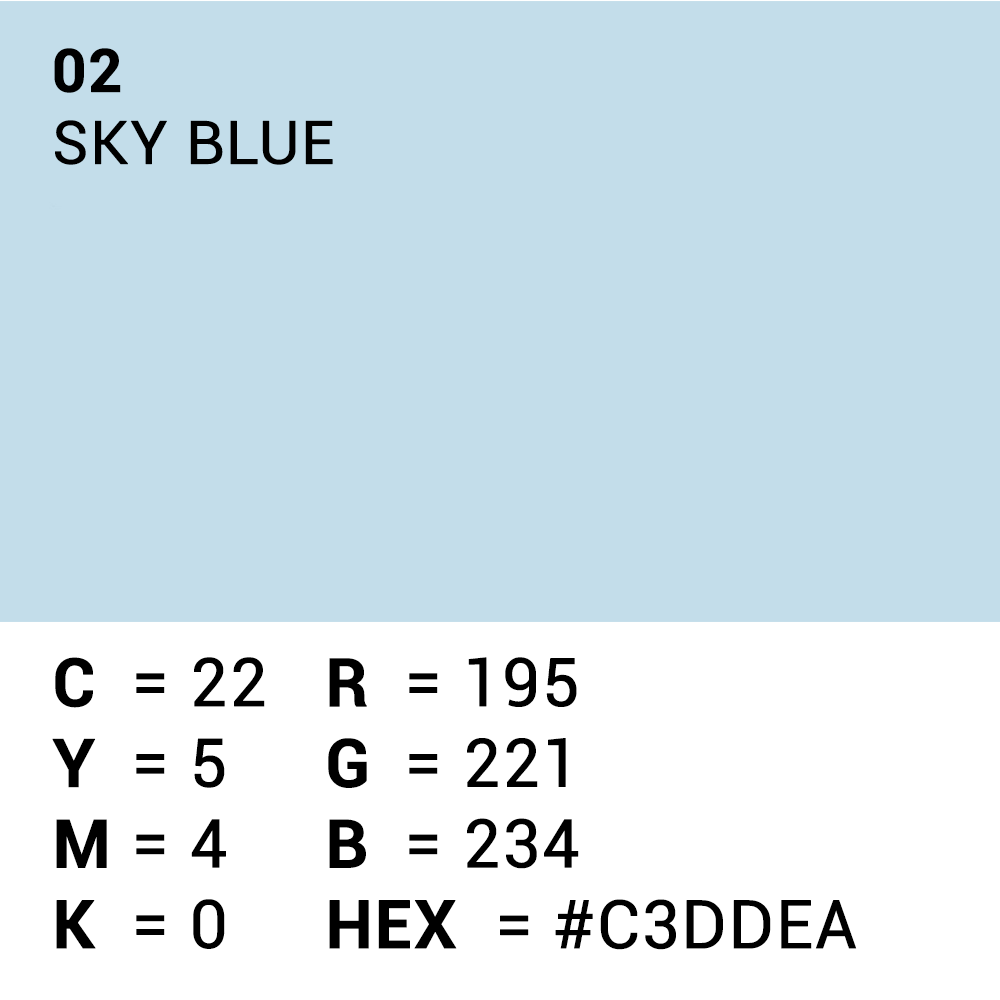 Superior Hintergrund Papier 02 Sky Blue