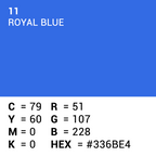 Superior Hintergrund Papier 11 Royal Blue Chroma Key