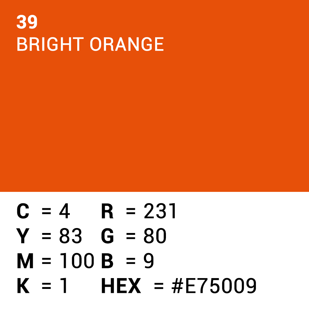Superior Hintergrund Papier 39 Bright Orange