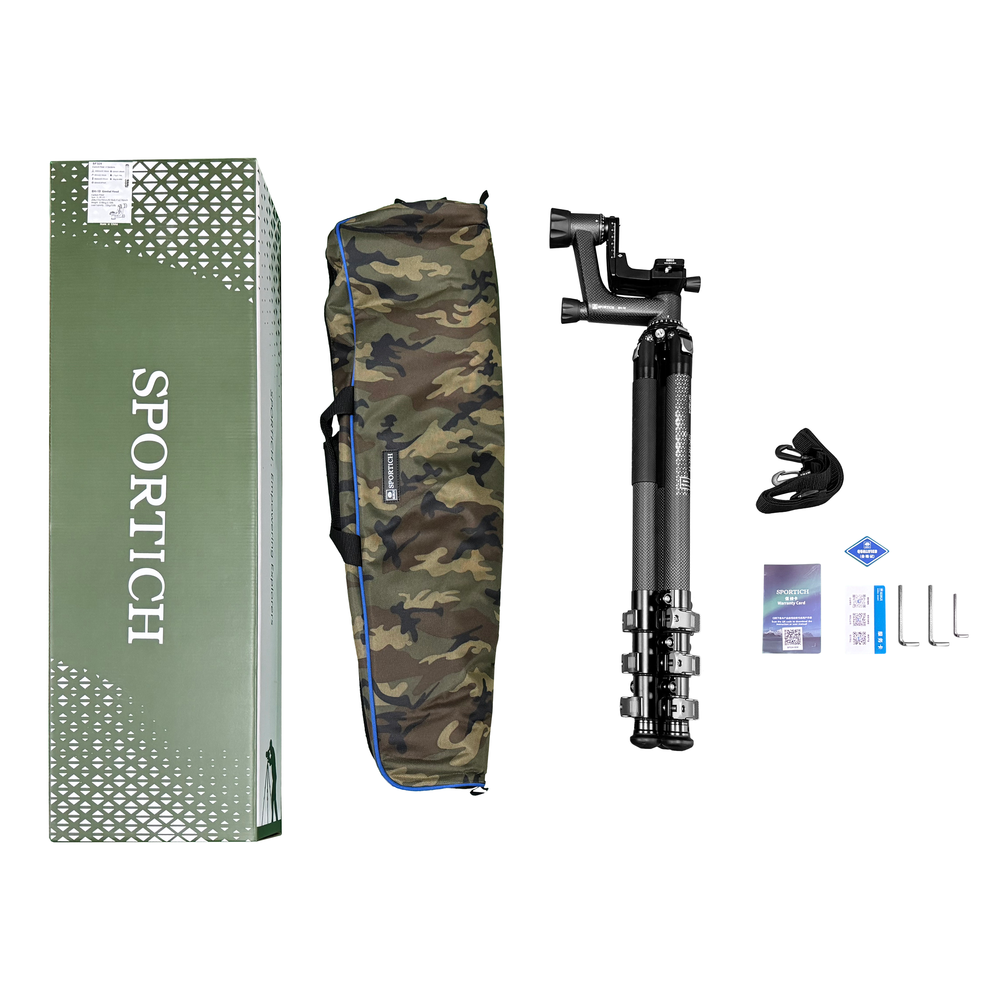 Sirui Sportich Carbon-Stativ SP324+BH-10