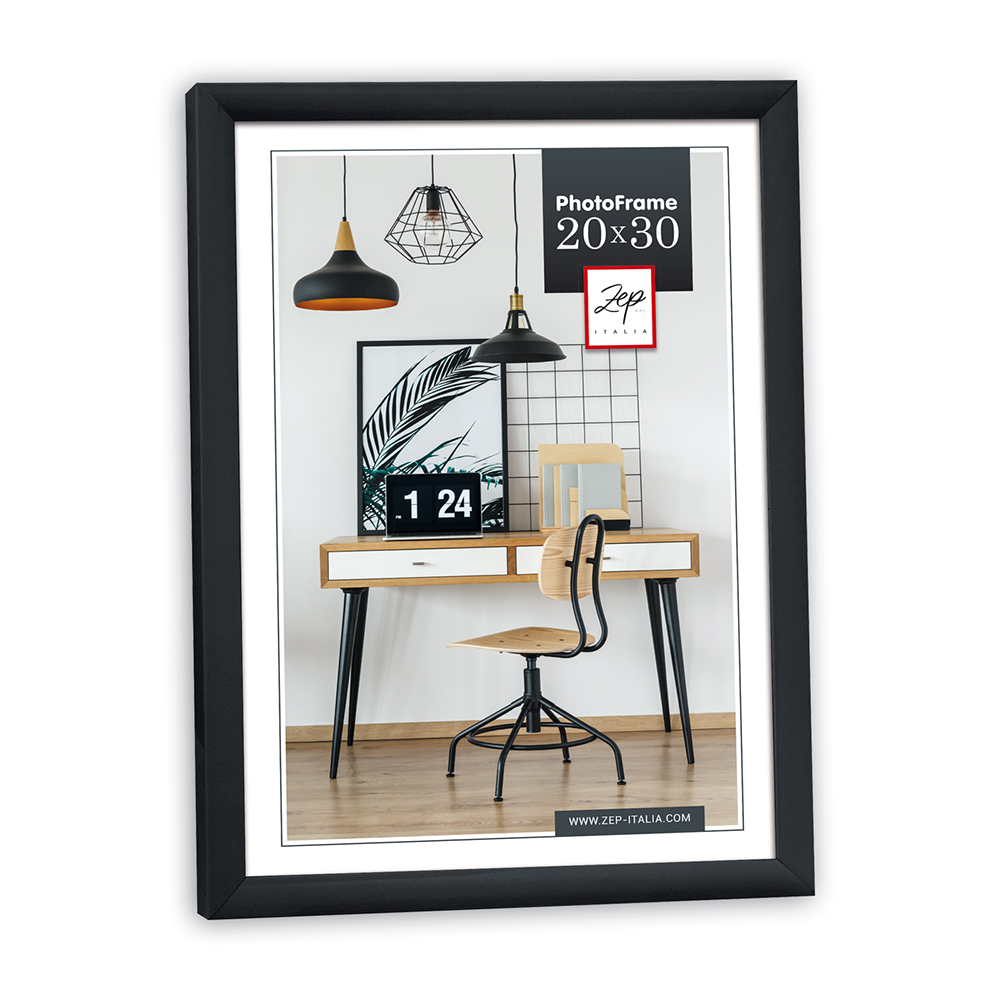 Zep Bilderrahmen KB8 Schwarz 50x70 cm