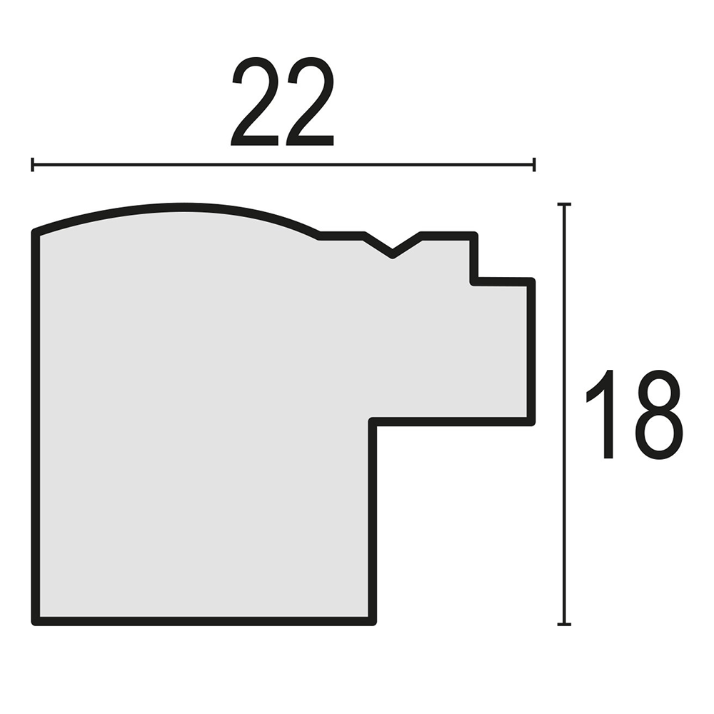 Zep Bilderrahmen SN568C Mason C 15x20 cm