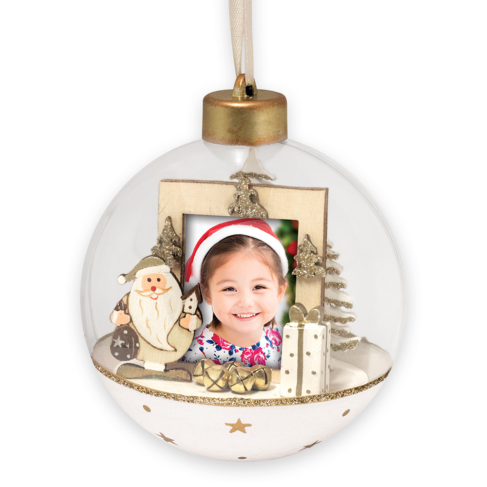 Foto Weihnachtskugel Aland LS447  3,5x4,5 ø10 cm