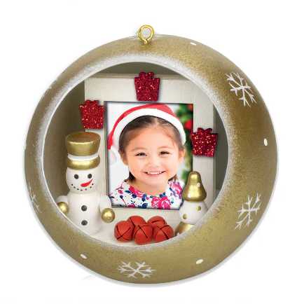 Foto Weihnachtskugel Eithel LS442  3,5x4,5 ø10 cm
