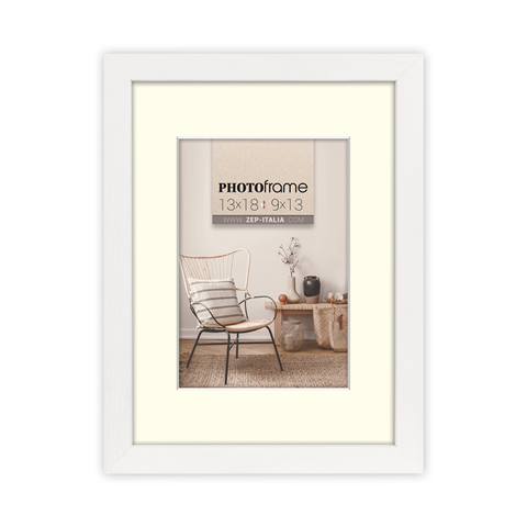 Zep Fotorahmen V4546W Malmo White 7x10/10x15 cm