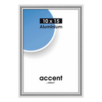 Nielsen Bilderrahmen 51223 Accent Glänzend Silber 10x15 cm