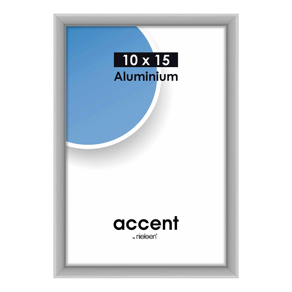 Nielsen Bilderrahmen 51224 Accent Matt Silber 10x15 cm