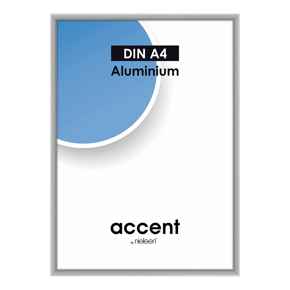 Nielsen Bilderrahmen 51323 Accent Glänzend Silber 15x20 cm