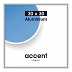 Nielsen Bilderrahmen 54123 Accent Glänzend Silber 30x30 cm