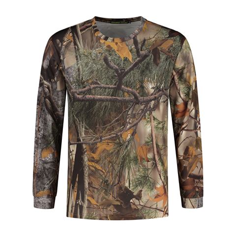 Stealth Gear T-Shirt Langarm Camo Forest Print