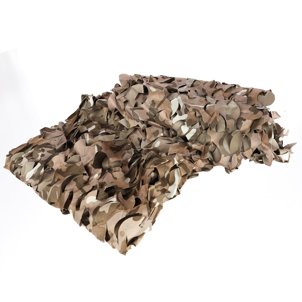 Buteo Photo Gear 3D-Blätter Tarnnetz Forest Camo Braun
