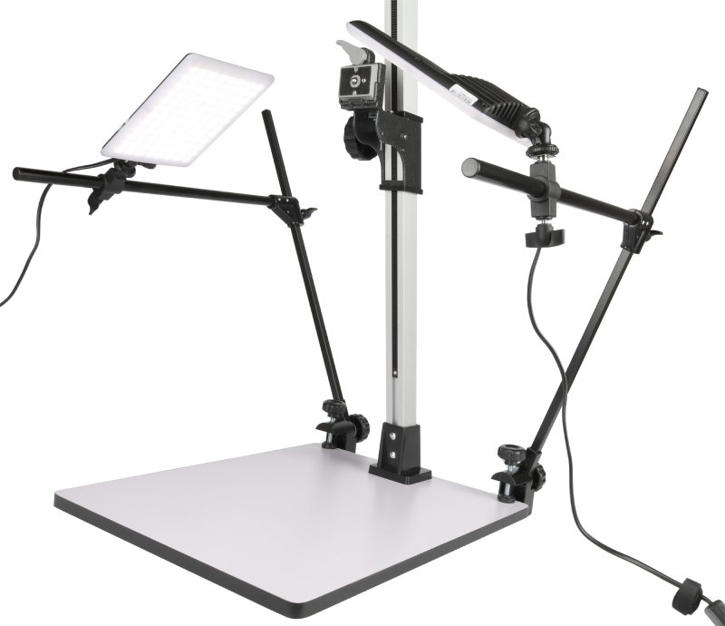 StudioKing Aufnahmetisch CS-105 mit LED-Leuchten