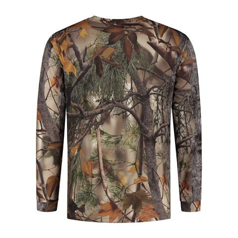 Stealth Gear T-Shirt Langarm Camo Forest Print