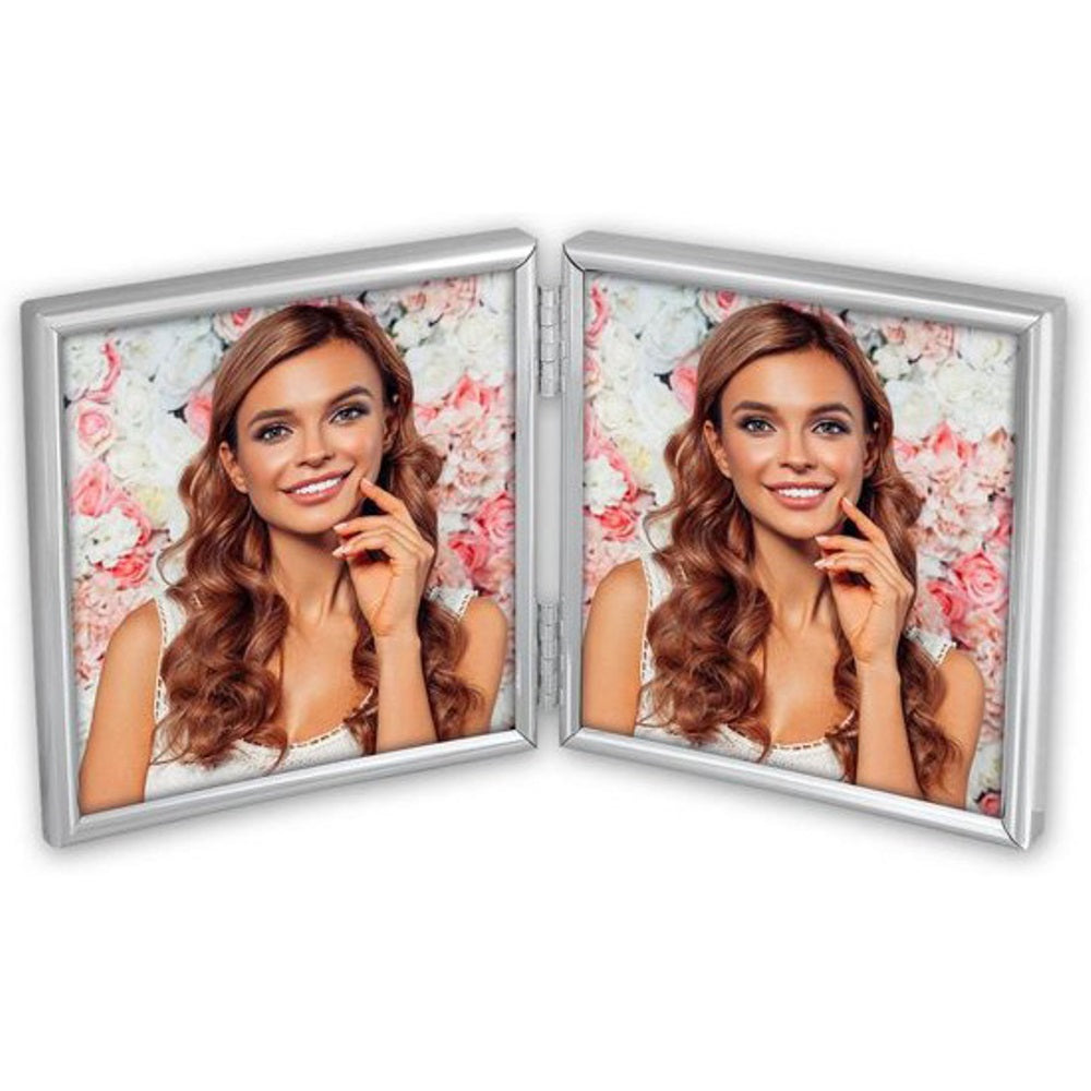 Zep Bilderrahmen 120DS01-44 Silver 2x 10x10 cm