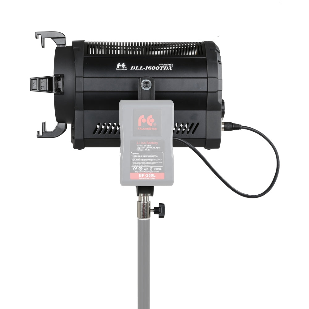 Falcon Eyes Bi-Color LED Spot Lampe Dimmbar DLL-1600TDX auf 230V oder Akku