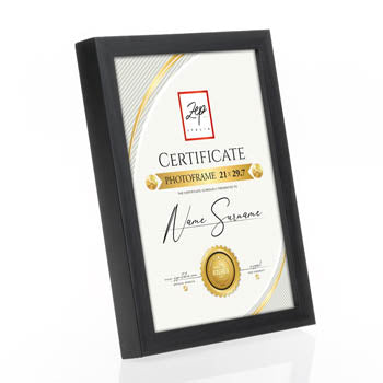 Zep V4729B Certificate Black 29,7x42 cm