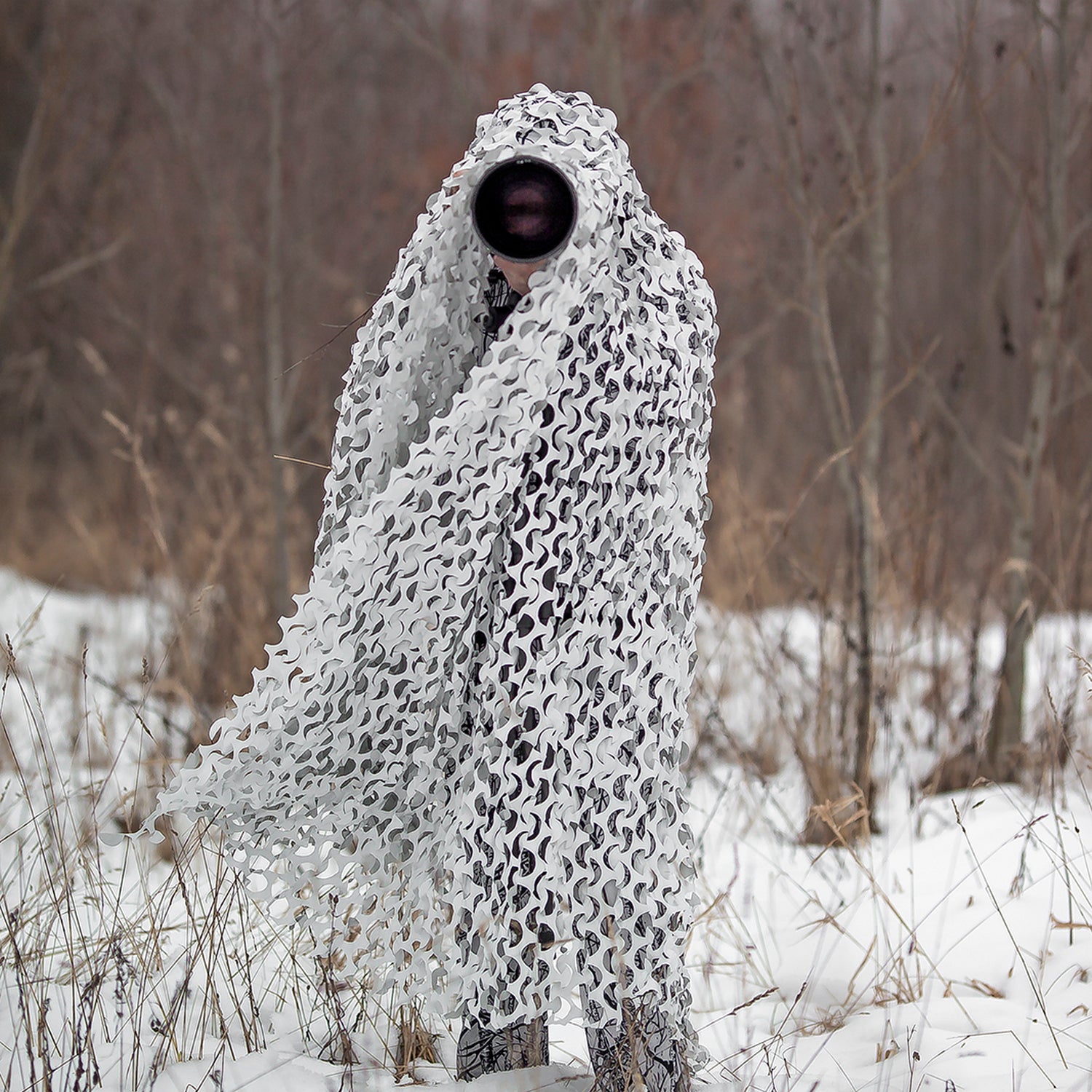 Buteo Photo Gear 3D-Blätter Tarnnetz Schnee